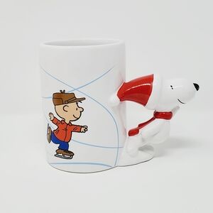 Peanuts Charlie Brown Christmas 50th Anniversary 3D Ice Skating Mug